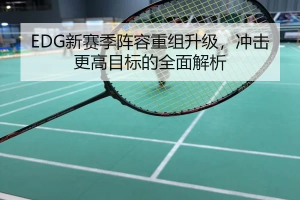 EDG新赛季阵容重组升级，冲击更高目标的全面解析